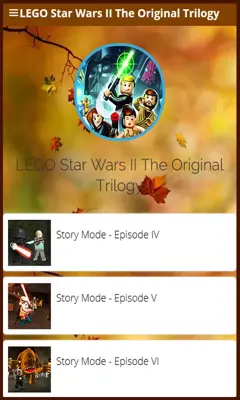 LEGO Star Wars II android App screenshot 4